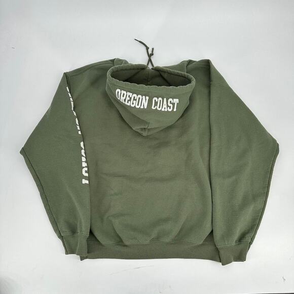 2000s Oregon Cannon Beach Boxy fit faded green size L - Picture 5 of 6